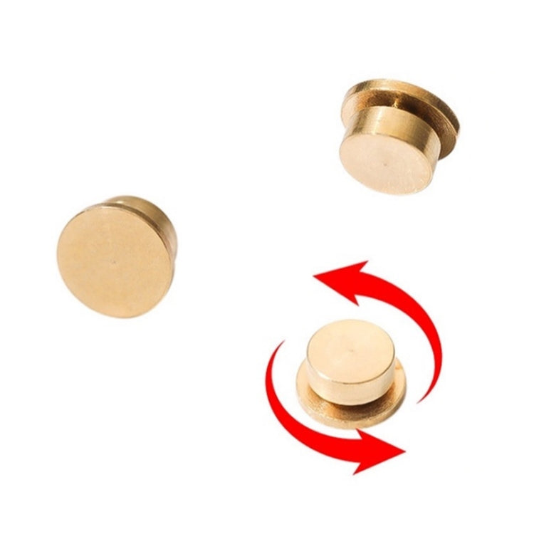 20pcs Metal Rotatable Bearing For DIY Crystal Jewelry Nail Art Decorations 3.7x3.5x2.2mm