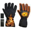 Outdoor Sports Ski Heated Warm Touchable Gloves, Color: Black+USB Cable