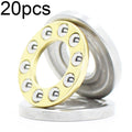 20pcs 3x8x3.5mm Plane Thrust Ball High-temperature Resistant and High-loading Bearings(F3-8M)
