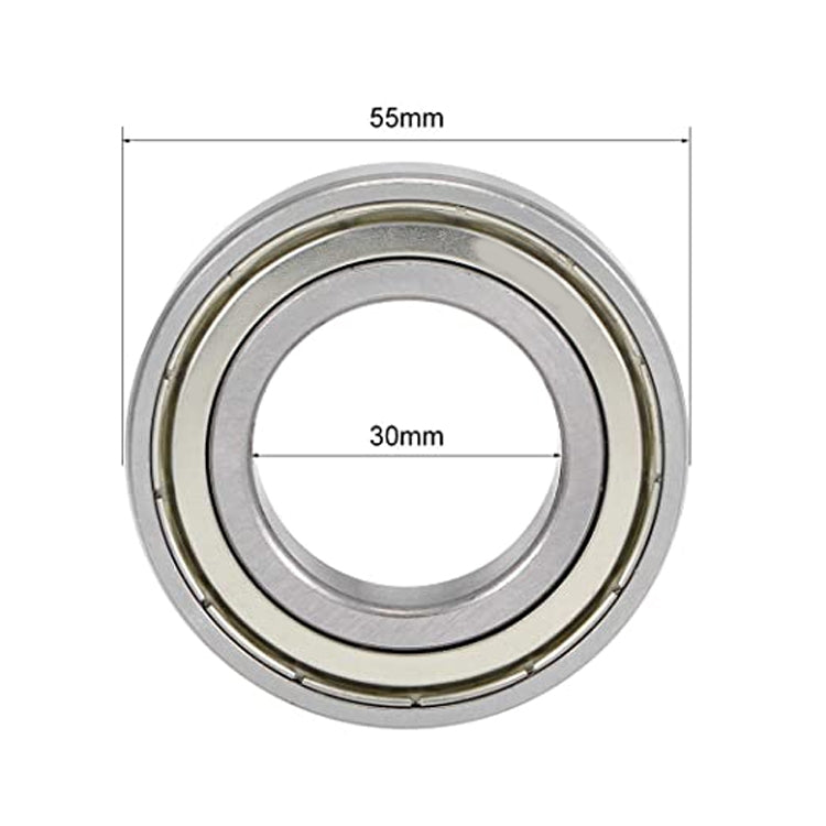 6006ZZ Bearing 10pcs 30x55x13mm Deep Groove Ball Bearings For Grass Trimmer