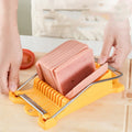 JA-958 Lunch Meat Ham Slicer Household Fruit Cutter Banana Sliced Kitchen Egg Cutter(Yellow)