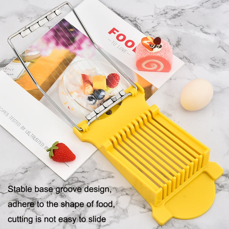 JA-958 Lunch Meat Ham Slicer Household Fruit Cutter Banana Sliced Kitchen Egg Cutter(White)