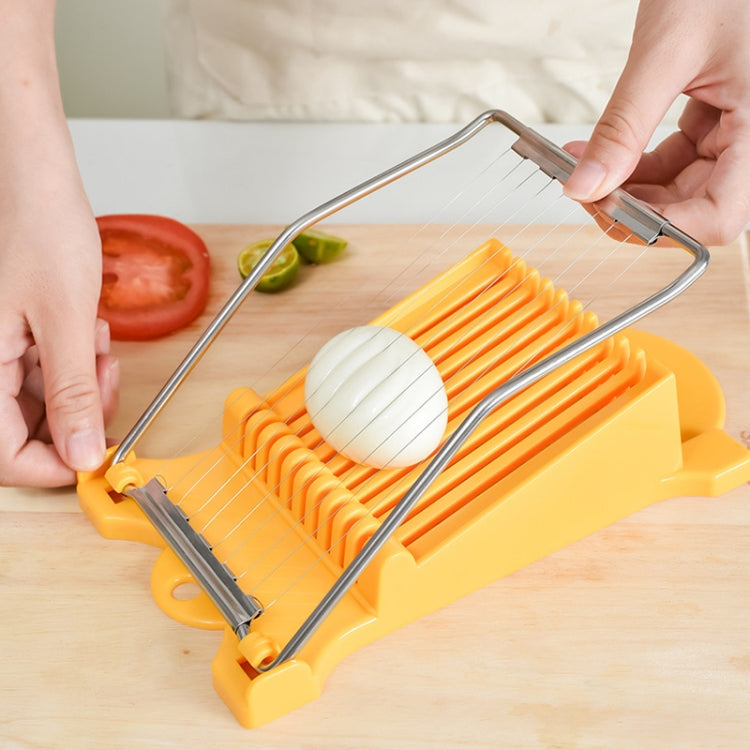 JA-958 Lunch Meat Ham Slicer Household Fruit Cutter Banana Sliced Kitchen Egg Cutter(White)
