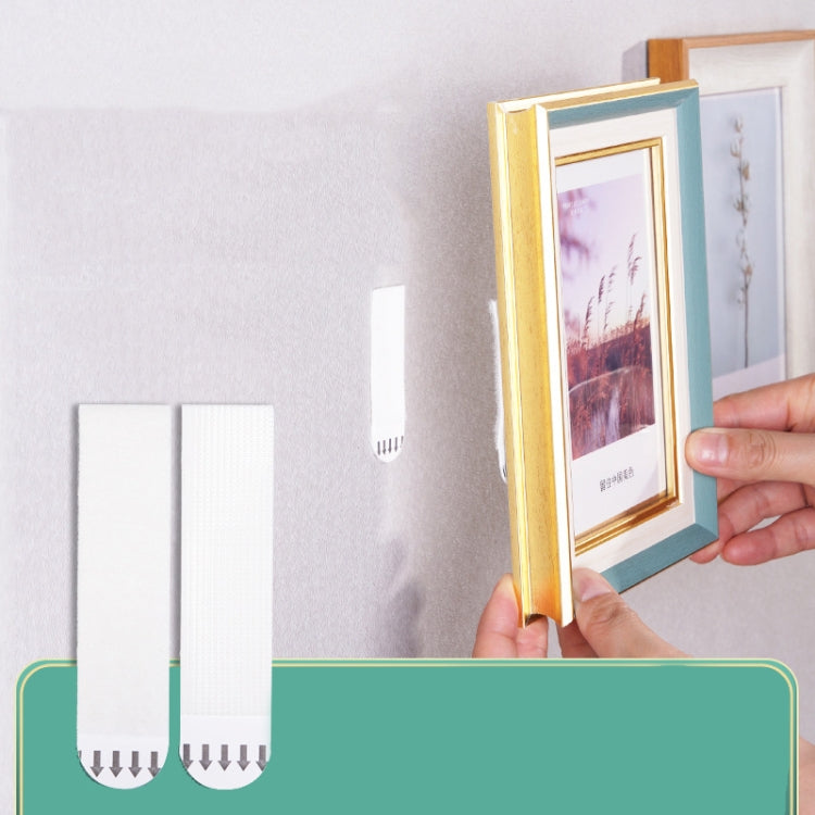Picture Hanging Strips Hook and Loop Tape Picture Hanger 9.5x2cm