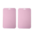 2pcs Baby Auxiliary Cutting Board Fruit and Vegetable Cutting Plastic Board(Pink)