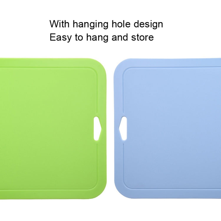 2pcs Baby Auxiliary Cutting Board Fruit and Vegetable Cutting Plastic Board(Blue)