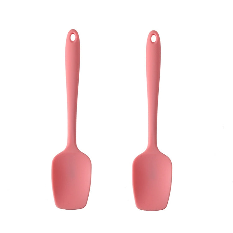 2pcs 28cm Silicone Square Shovel Cake Scraper(Pink)