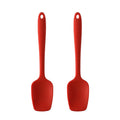 2pcs 28cm Silicone Square Shovel Cake Scraper(Red)