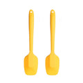 2pcs 28cm Silicone Square Shovel Cake Scraper(Yellow)
