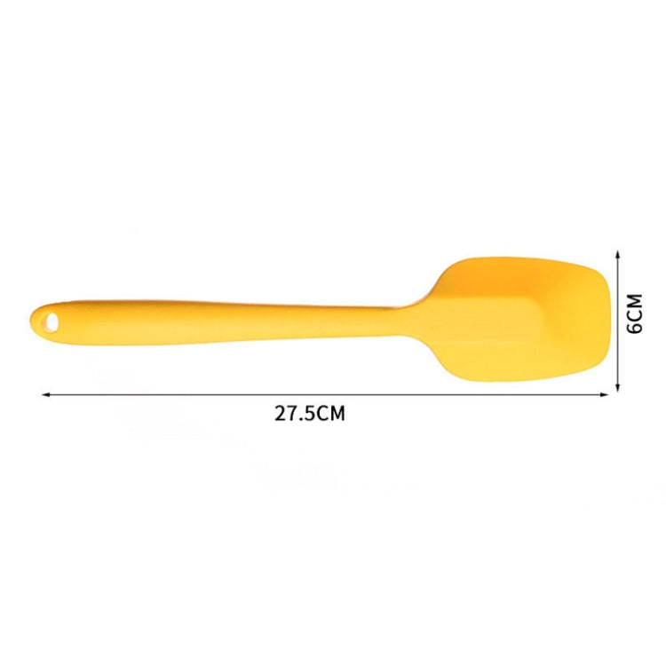 2pcs 28cm Silicone Square Shovel Cake Scraper(Rose Red)