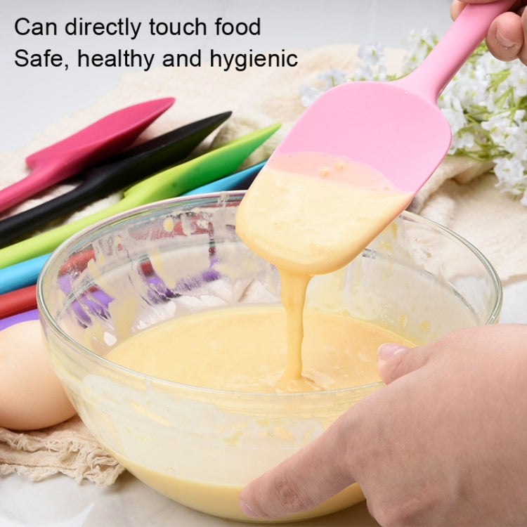 2pcs 28cm Silicone Square Shovel Cake Scraper(Blue)