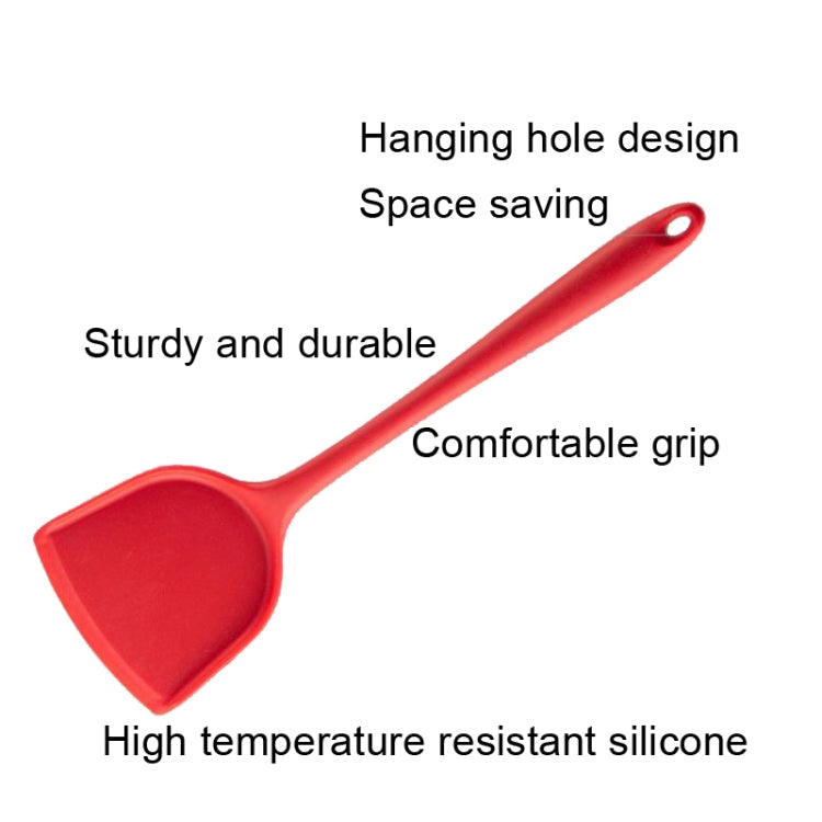 2pcs Non-stick High Temperature Resistant Silicone Cookware, Style: Brush(Red)