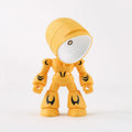 9622 LED Mini Foldable Cartoon Policeman Night Light Desktop Magnetic Desk Lamp(Yellow)