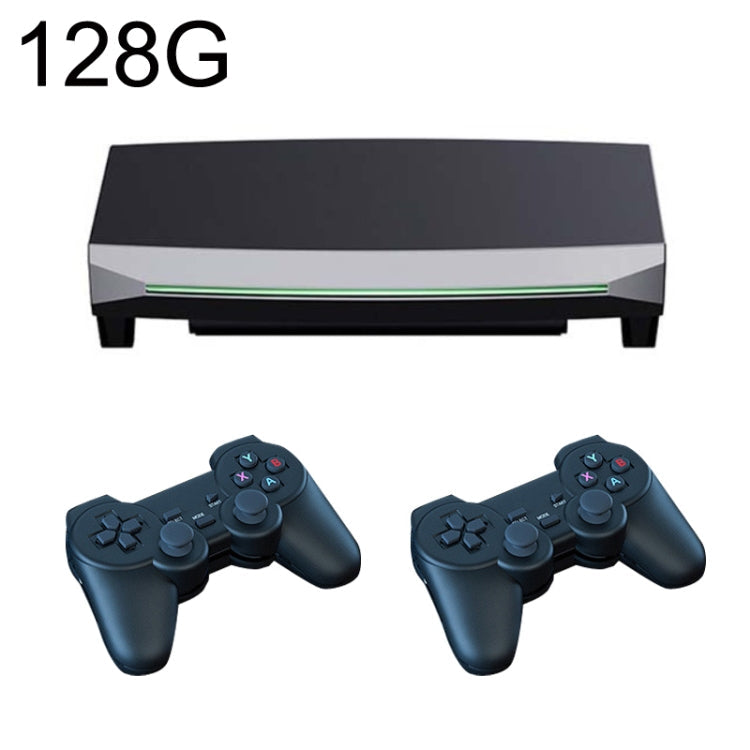 MANTE1 H6 For PSP Simulator Suspension Game Console Four Person Battle Video Gaming Machine 4K HD Game Box, Style: 128G Ordinary Handle