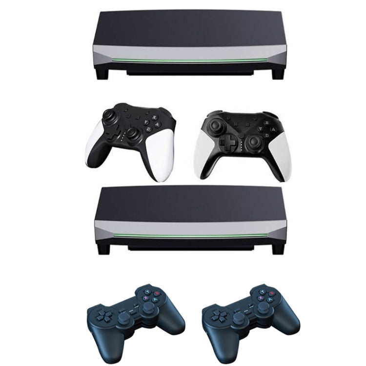 MANTE1 H6 For PSP Simulator Suspension Game Console Four Person Battle Video Gaming Machine 4K HD Game Box, Style: 128G Ordinary Handle