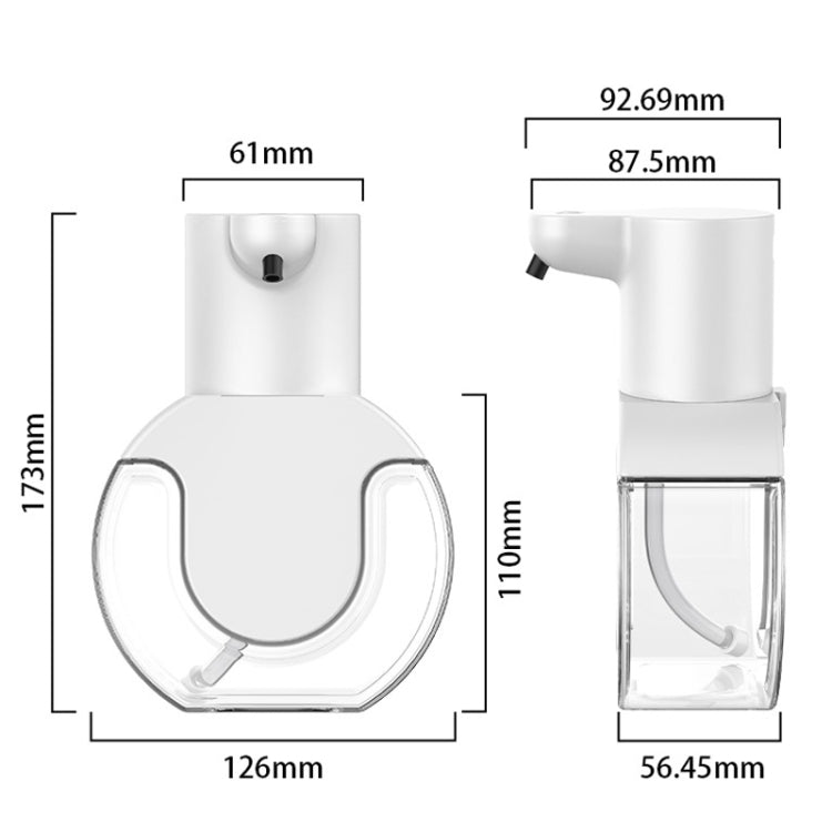 P10 Automatic Induction Detergent Disinfection Home Foam Soap Dispenser, Style: Bubble(White)