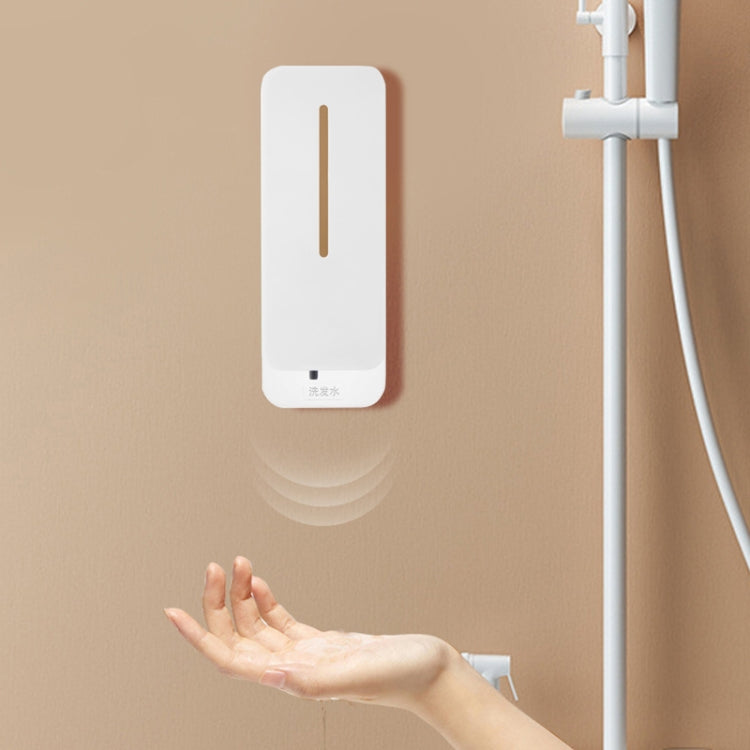 Wash Bathroom Wall-Mounted Automatic Induction Foam Soap Dispenser(White)