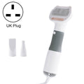 3 in 1 600W Pet Electric High Wind Hair Removal Blowing Combs, Specification: UK Plug 220-240V(Gray)