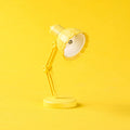 Flower Shape LED Mini Magnetic Table Lamp Foldable Bedside Night Light(09A Yellow)