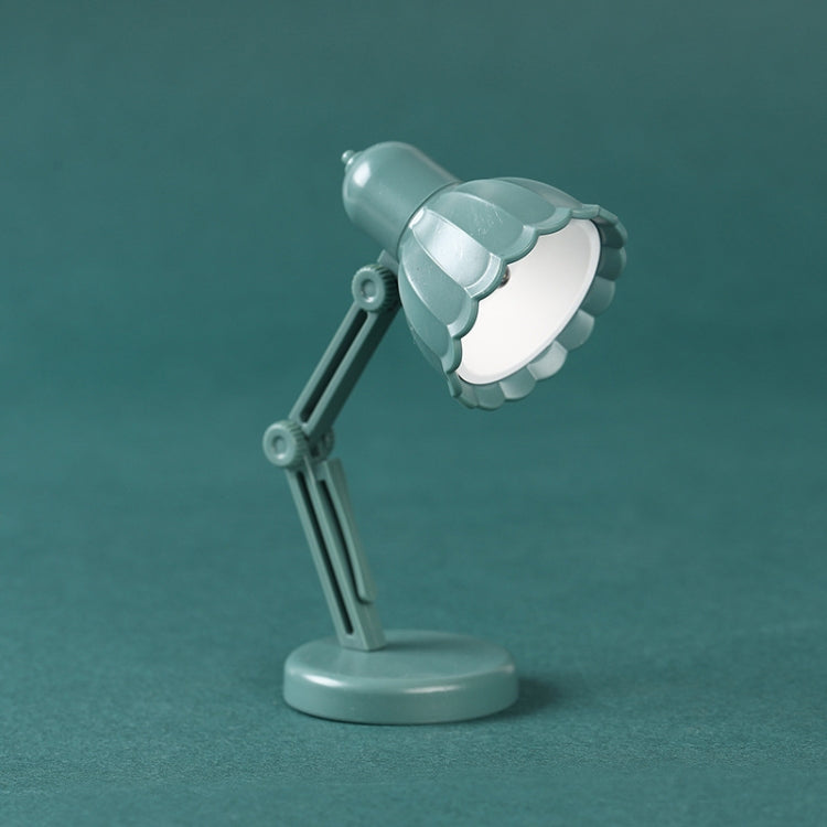 Flower Shape LED Mini Magnetic Table Lamp Foldable Bedside Night Light(09A Green)
