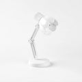 Flower Shape LED Mini Magnetic Table Lamp Foldable Bedside Night Light(09B White)