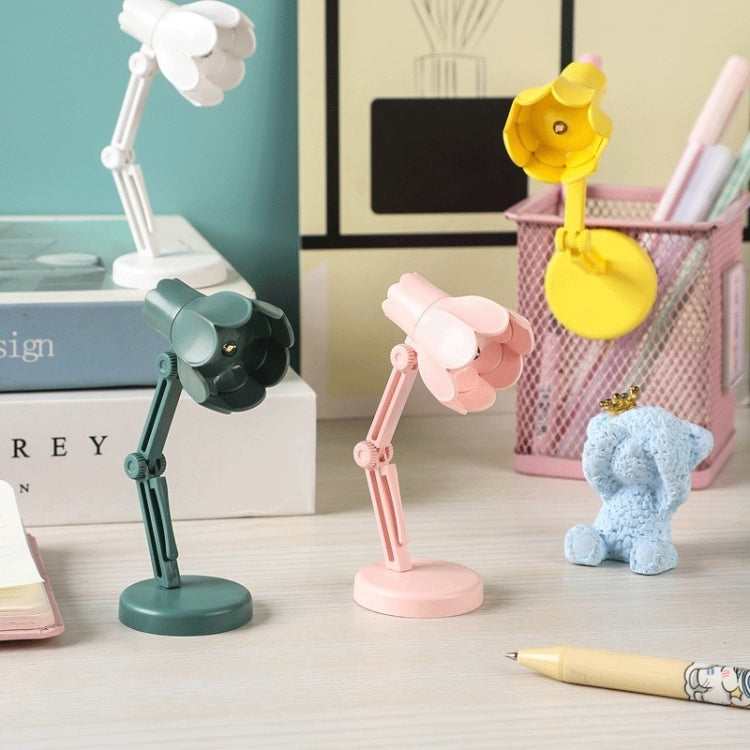 Flower Shape LED Mini Magnetic Table Lamp Foldable Bedside Night Light(09B Blue)