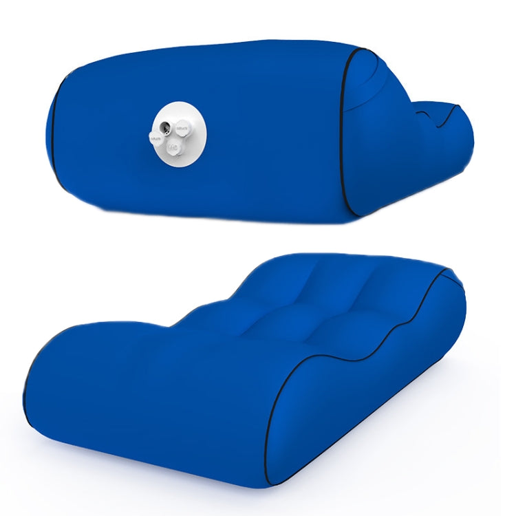 1832B Outdoor Portable One-Touch Automatic Inflatable Sofa Foldable Seat(Nevy)