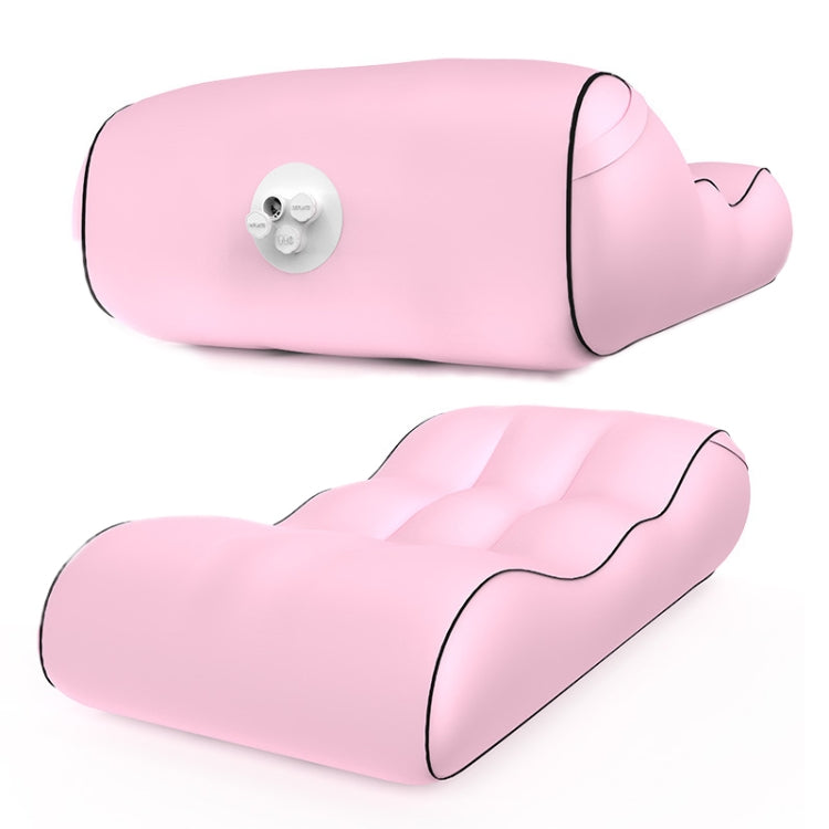 1832B Outdoor Portable One-Touch Automatic Inflatable Sofa Foldable Seat(Pink)