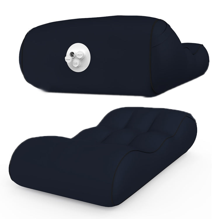 1832B Outdoor Portable One-Touch Automatic Inflatable Sofa Foldable Seat(Black)