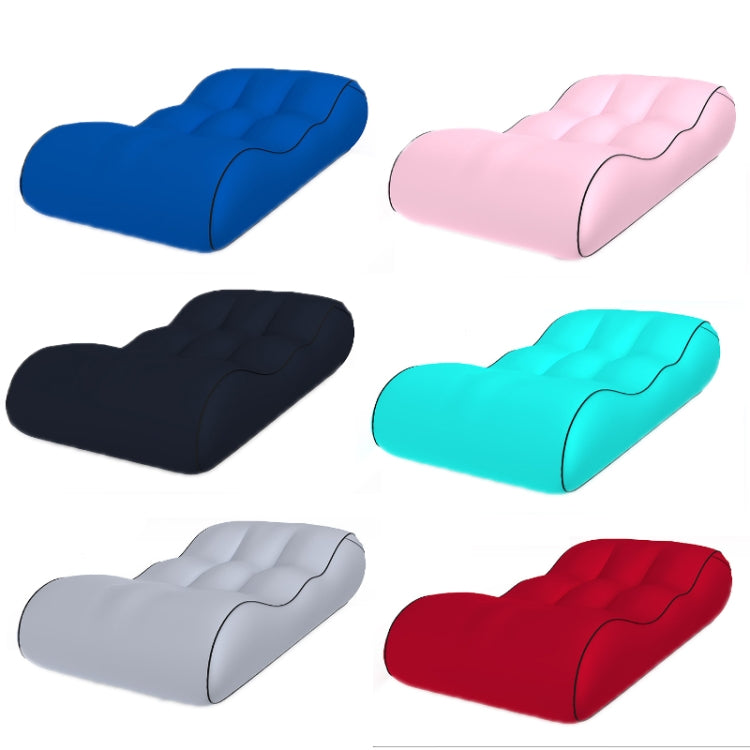1832B Outdoor Portable One-Touch Automatic Inflatable Sofa Foldable Seat(Gray)