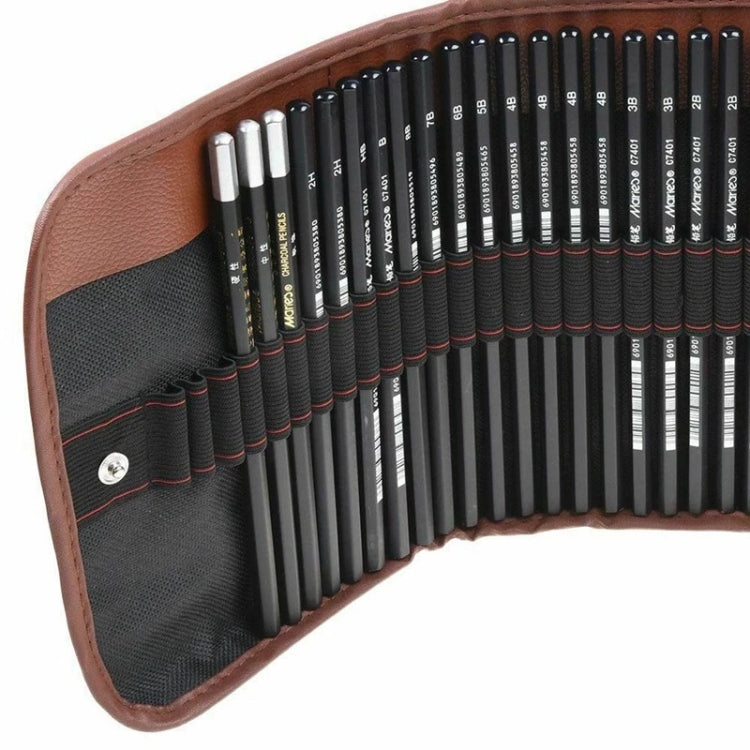 YGSM-30 Sketch Pencil Set Art Sketch Pencil Drawing Tools, Spec: 29pcs/set