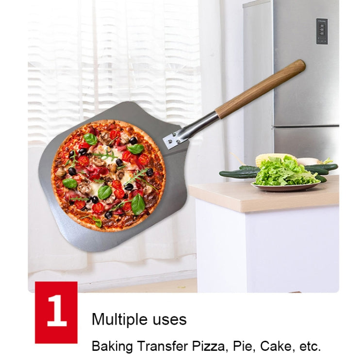 Detachable Aluminum Oak Pizza Cake Transfer Shovel Kitchen Baking Tools(12 inches)