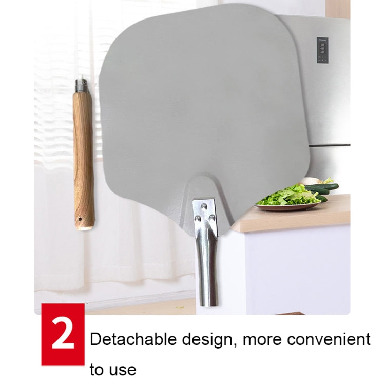 Detachable Aluminum Oak Pizza Cake Transfer Shovel Kitchen Baking Tools(12 inches)