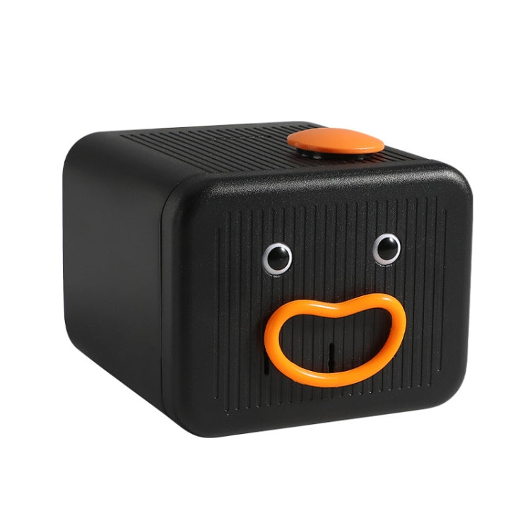 Emoticon Expression Voice Electric Piggy Bank(Black)