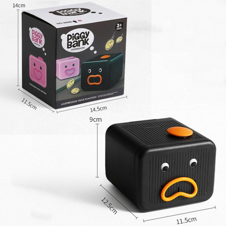 Emoticon Expression Voice Electric Piggy Bank(Pink)