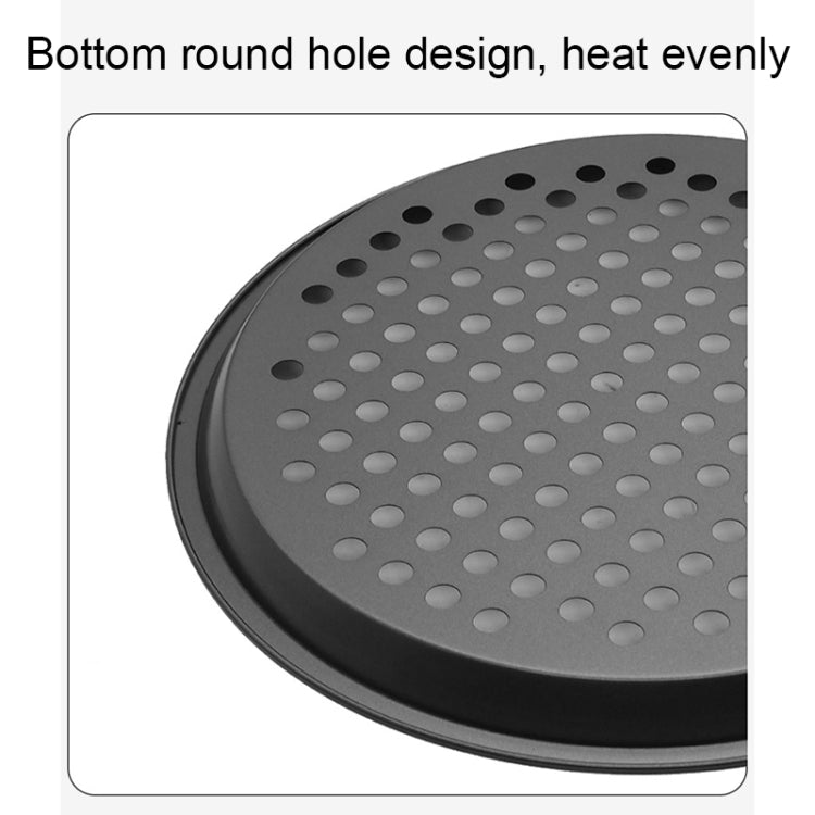 BM1076 Round Pizza Pie Nonstick Baking Pan with Perforated Bottom Baking Mold(12 inches)