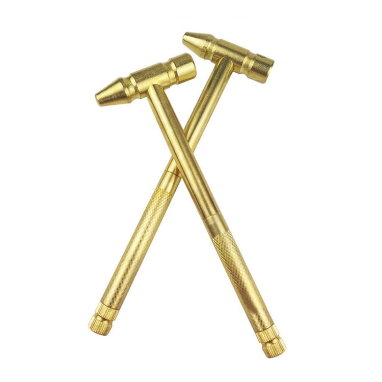 6 in 1 Multifunctional Mini Household Brass Hammer Screwdriver(10097)