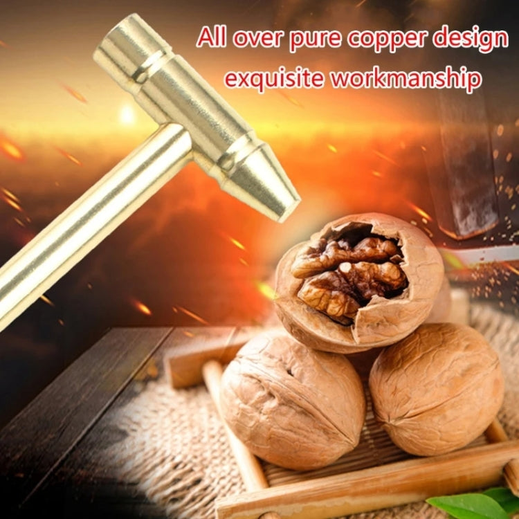 6 in 1 Multifunctional Mini Household Brass Hammer Screwdriver(10097)
