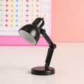 LED Foldable Mini Magnetic Desk Lamp with Clip(LD02 Black)