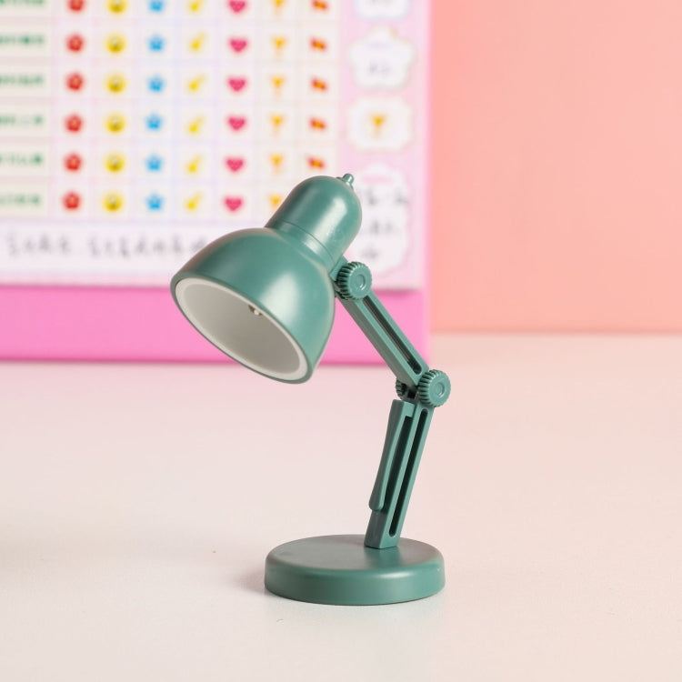 LED Foldable Mini Magnetic Desk Lamp with Clip(LD02 Green)