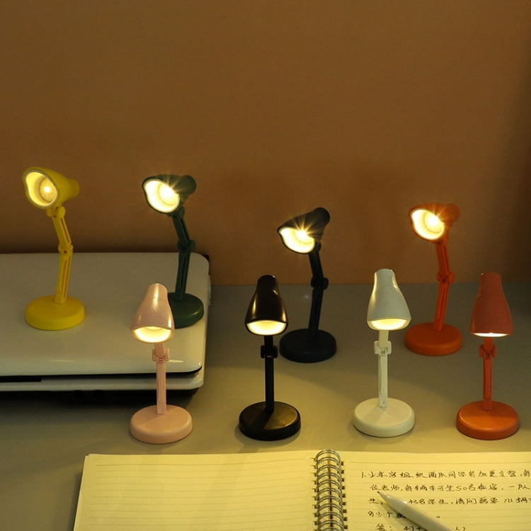 LED Foldable Mini Magnetic Desk Lamp with Clip(LD01 Orange)