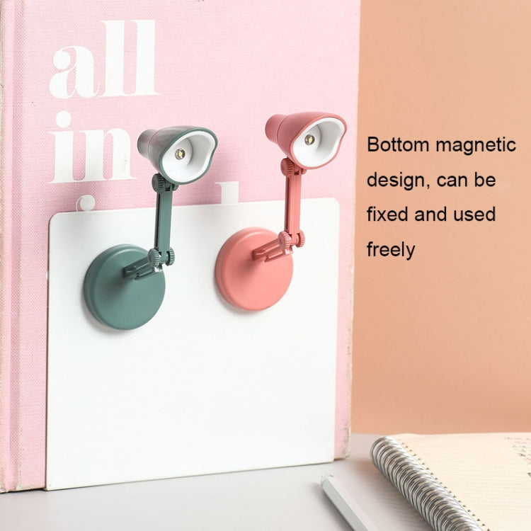 LED Foldable Mini Magnetic Desk Lamp with Clip(LD01 Black)