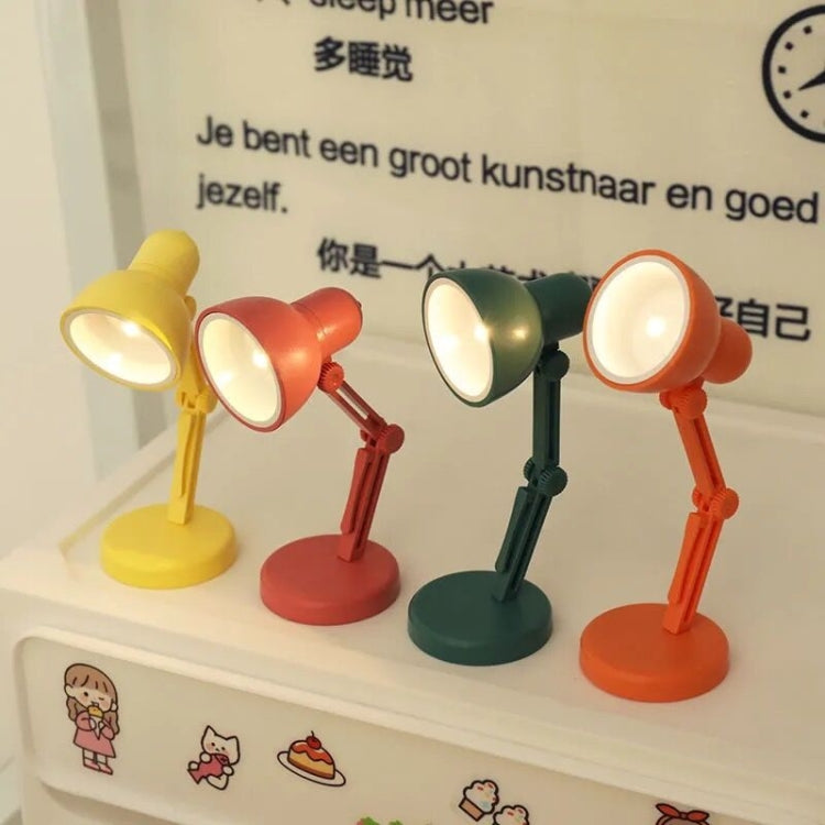 LED Foldable Mini Magnetic Desk Lamp with Clip(LD01 Black)