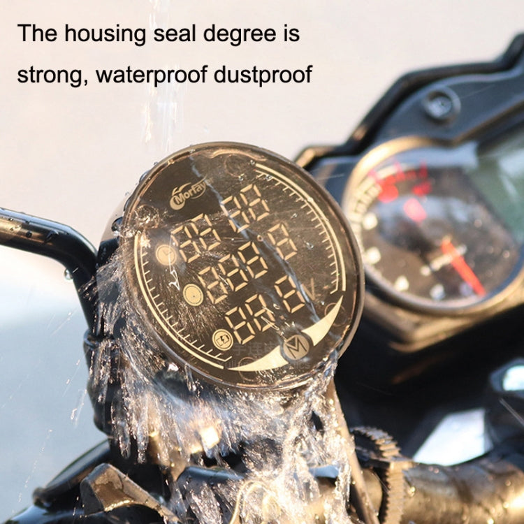 Morfayer YL-M05 4 In 1 Water Temperature Model 9-24V LED Night Vision Motorcycle Modification Instrument