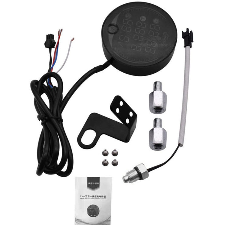 Morfayer YL-M05 4 In 1 Water Temperature Model 9-24V LED Night Vision Motorcycle Modification Instrument