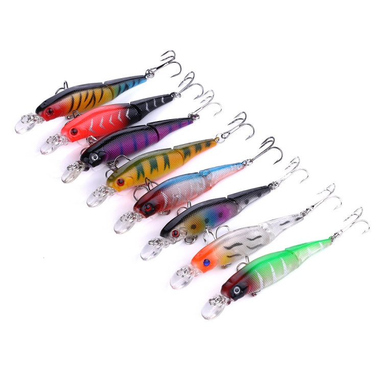 HENGJIA JM010 9cm 7g 2 Sections Bionic Bait With Beads Diving Mino Fake Bait(2)
