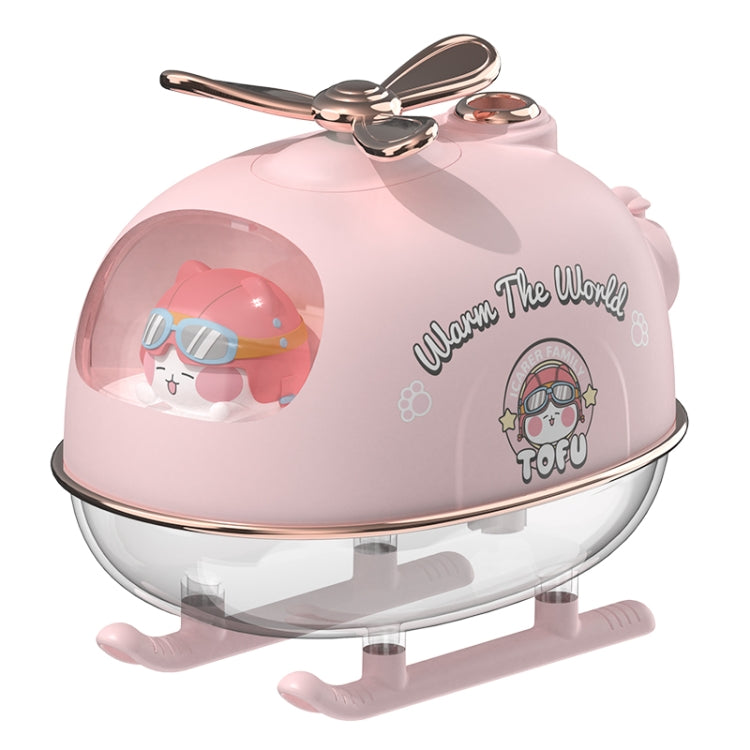 ICARER FAMILY IFJSQ07 Cartoon Nano Spray Atmosphere Night Light Humidifier, Spec: Plug-in (Pink)