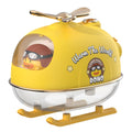 ICARER FAMILY IFJSQ07 Cartoon Nano Spray Atmosphere Night Light Humidifier, Spec: Plug-in (Yellow)