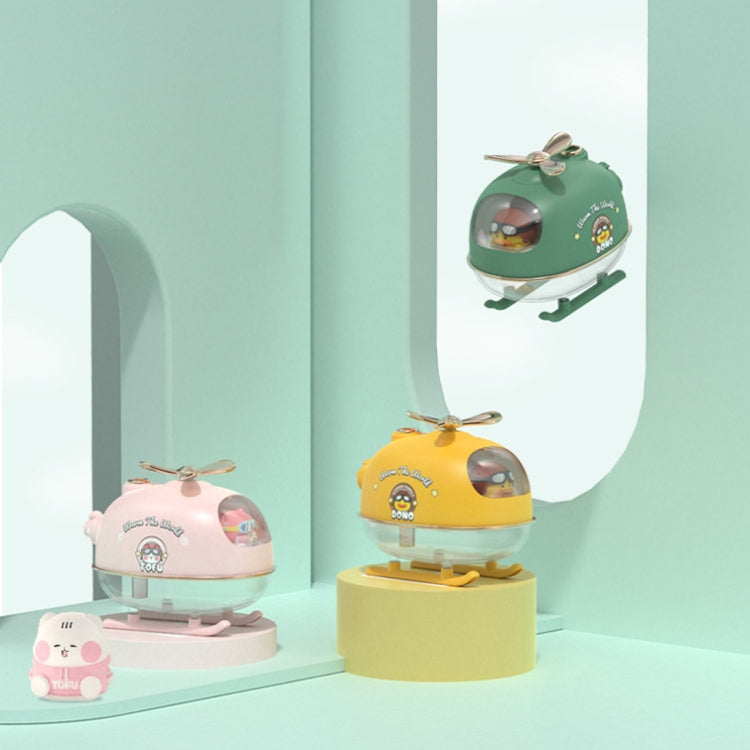 ICARER FAMILY IFJSQ07 Cartoon Nano Spray Atmosphere Night Light Humidifier, Spec: Charging (Yellow)