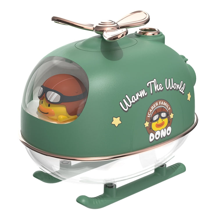 ICARER FAMILY IFJSQ07 Cartoon Nano Spray Atmosphere Night Light Humidifier, Spec: Charging (Green)